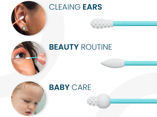 LastSwab use cases for ear cleaning and beauty routine
