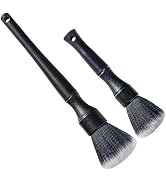 Coltree Ultra-Soft Car Detailing Brush Set, Scratch-Free Cleaning Brushes for Interior and Exteri...
