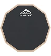 EASTROCK Practice Drum Pad, 8 Inches Double Sided Silent Drum Pad, Silicone Dumb Drum for Beginne...