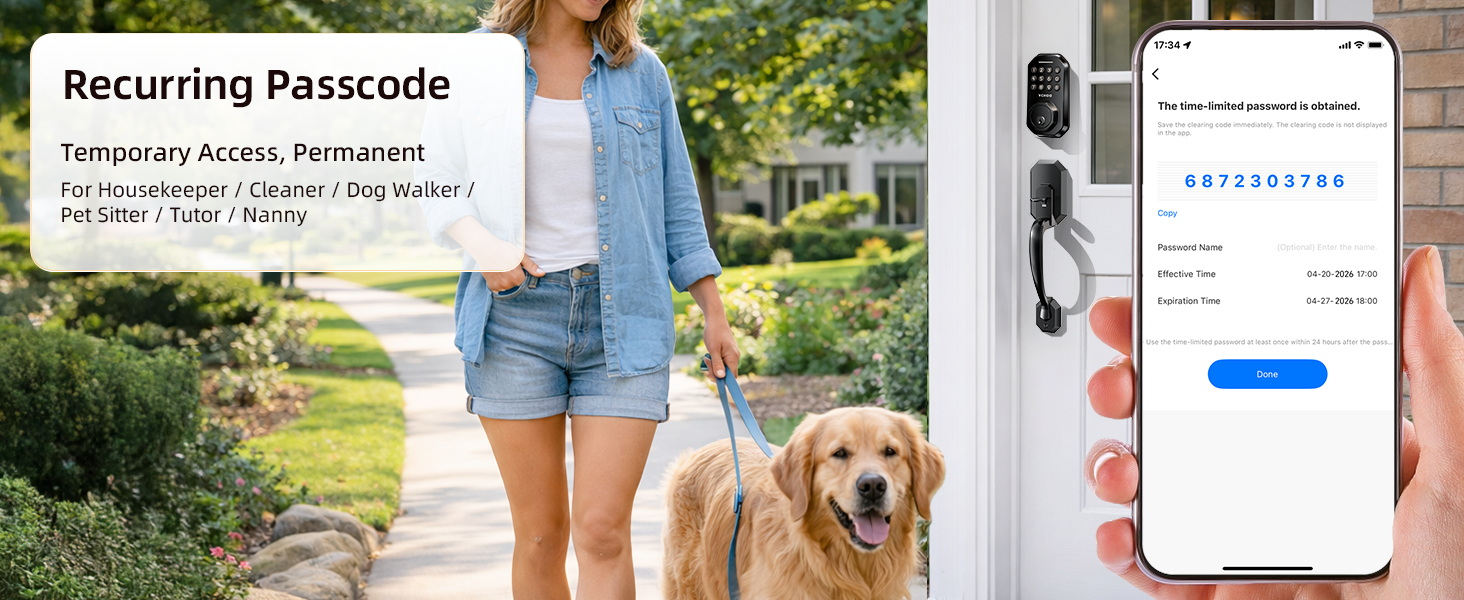 VCHOO Keyless Entry Door Lock