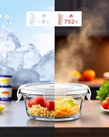 R.repad yay Small Round Glass Food Storage Containers Small Round Glass Food Storage Containers