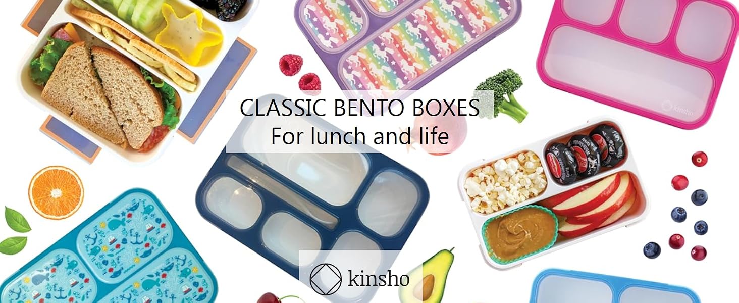 bento box lunch container snack boxes for kids adults toddler daycare