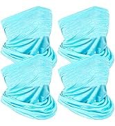 Achiou Neck Gaiter Face Mask Scarf Dust Sun Protection Cool Lightweight Windproof, Breathable Fis...