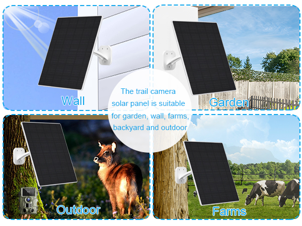 solar panel for security camera