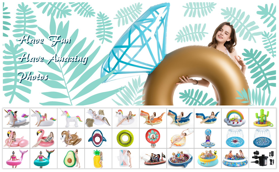 Diamond Ring Pool Float Tube