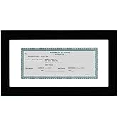 Americanflat 5x10 Business License Frame in Black with Shatter Resistant Glass for Wall and Table...