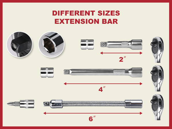 46 PCS Socket Wrench Set