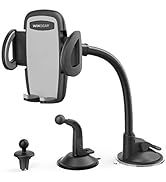 WixGear 3-in-1 Universal Car Phone Mount, Phone Holder for Car, Cell Phone Car Mount Air Vent Hol...