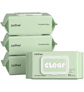 Unifree Flushable Wipes | XL Wet Wipes Gentle Clean, Septic and Sewer Safe, Home Essentials, Toil...
