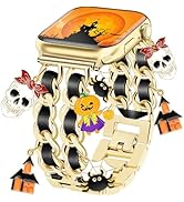 Halloween Watch Bands for Women Compatible with Apple Watch Band 38mm 40mm 41mm 42mm (S11/10) Adj...