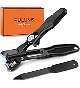 Nail Clippers for Men Thick Nails,Sturdy Sharp Heavy Duty Toe Nail Clippers for Seniors with Safe...