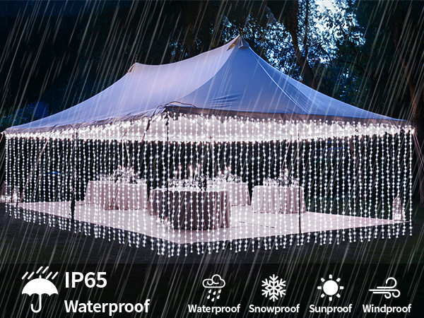 curtain string lights
