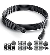 MICTUNING 10FT 5Pin Extension Wire Cable Cord for C1 C2 Q1 RGBW Series LED Rock Lights V1 Wheel R...