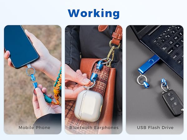 pull apart key chain for working