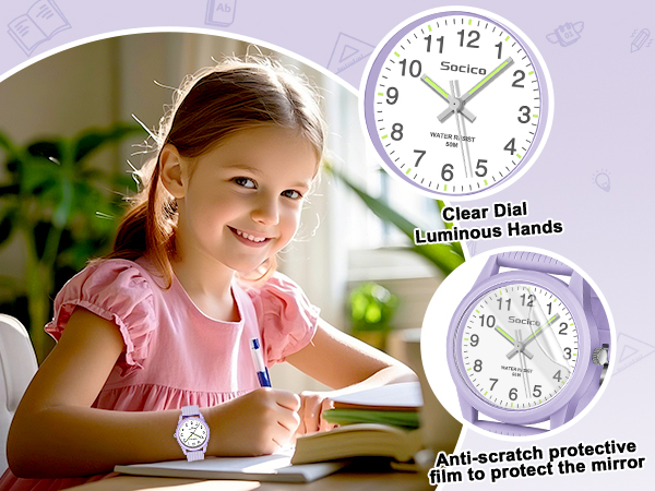 kids analog watch