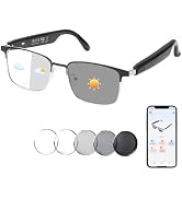 AI Translator Glasses, Clear Blue Light Glasses for Woman Men, Simultaneous Interpretation Eyegla...