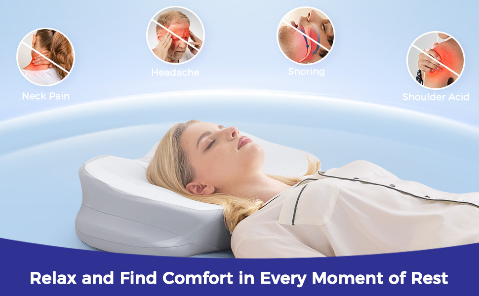 nuzzle pillow for neck pain relief