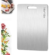 Titanium Cutting Board, 2025 New Upgrade 100% Pure Titanium Cutting Boards for Kitchen, Double Si...