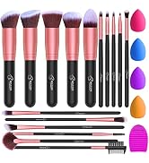 BESTOPE PRO 16Pcs Makeup Brushes Set, 4Pcs Beauty Blender Sponge Set and 1 Brush Cleaner, Premium...