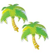 GOER Palm Trees Giant Foil Balloons,2 Pcs 43 Inch Balloons for Hawaiian Luau Party Summer Theme D...