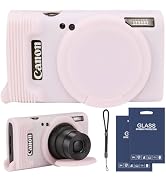 SZHSYJY Case for Canon PowerShot ELPH 360 HS/IXY 650/IXUS 285 HS Camera,Soft Silicone Protective ...