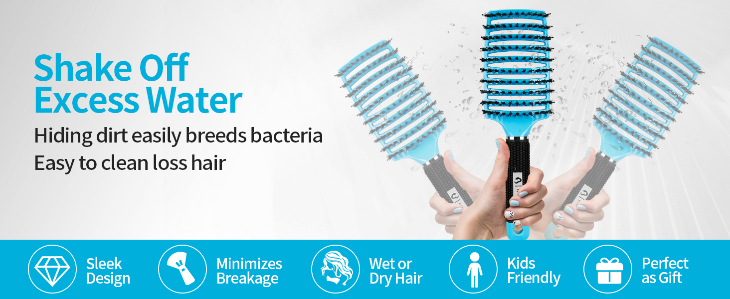 boar bristle brush for fine hair
