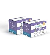 Simpleaf Flushable Lavender Single Pack Wet Wipes | Paraben & Alcohol Free | Hypoallergenic & Saf...