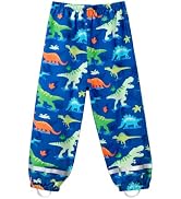 WAWSAM Kids Rain Pants Girls Boys Waterproof Outdoor Pants | Elastic Waist, Reflective Leg Strips...