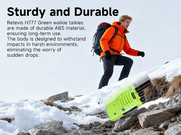 Sturdy and durable walkie talkie for adults long range frs radio