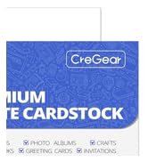 White cardstock