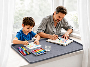 kitchen counter mat, silicone tray, cat water mat, dog bowl mat waterproof, dish rack mat