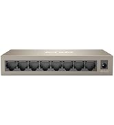 Tenda TEG1008M, 8 Port Gigabit Switch, Unmanaged Ethernet Switch with Traffic Optimization, Plug ...