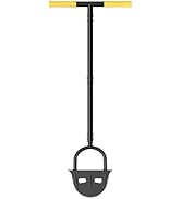 DwelSpire Half Moon Edger Lawn Tool, 41.7 inch Manual Garden Edger with Manganese Steel Blade & R...