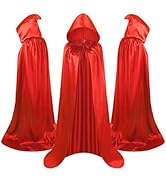 CPCOIN Hooded Cloak Unisex Halloween Cape with Hood Christmas Costume Adult Halloween Tunic Hoodi...