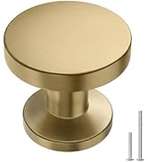 Goldenwarm 10 Pack Champagne Bronze Cabinet Knobs Round Champagne Drawer Knobs Kitchen Cabinet Ha...