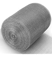 Valchoose Upgraded 5” X 50 Ft Wire Mesh Hole Fill Fabric, Stainless Steel Gap Blocker Easy to Wor...