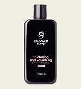 Black Wolf Thickening & Volumizing Hair Shampoo for Men - Strengthening Hair Care Products for Vo...