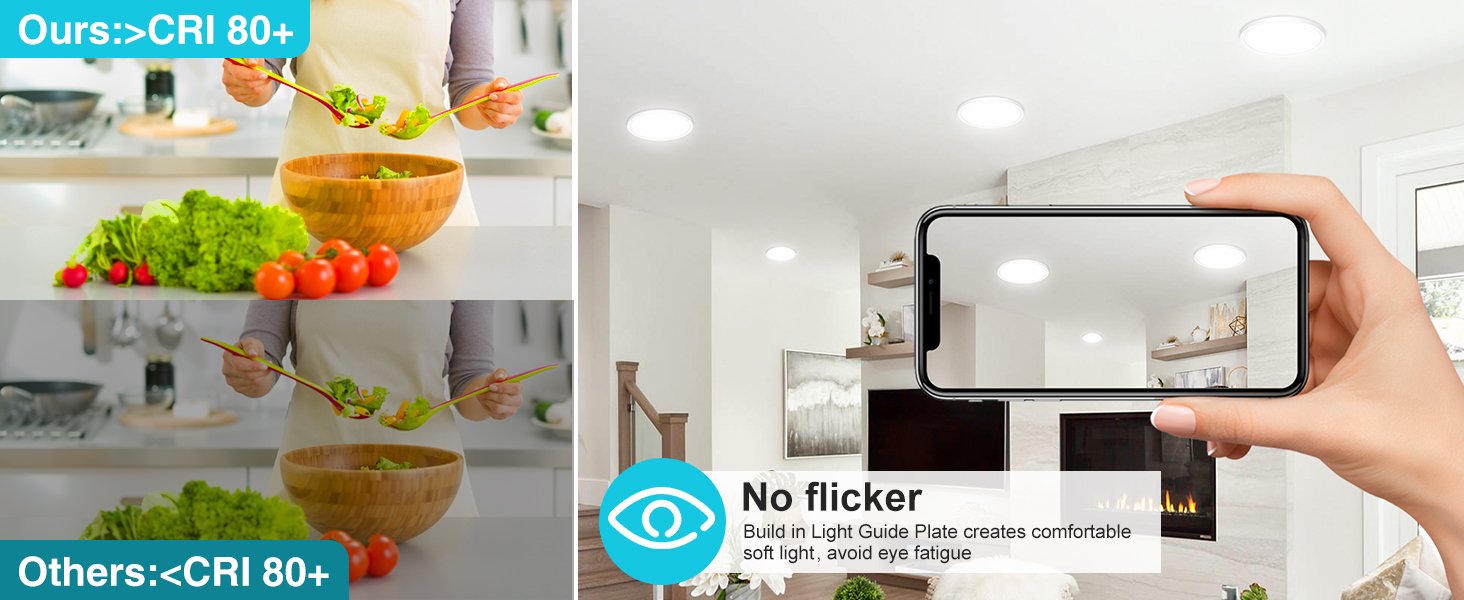 eye caring ceiling light