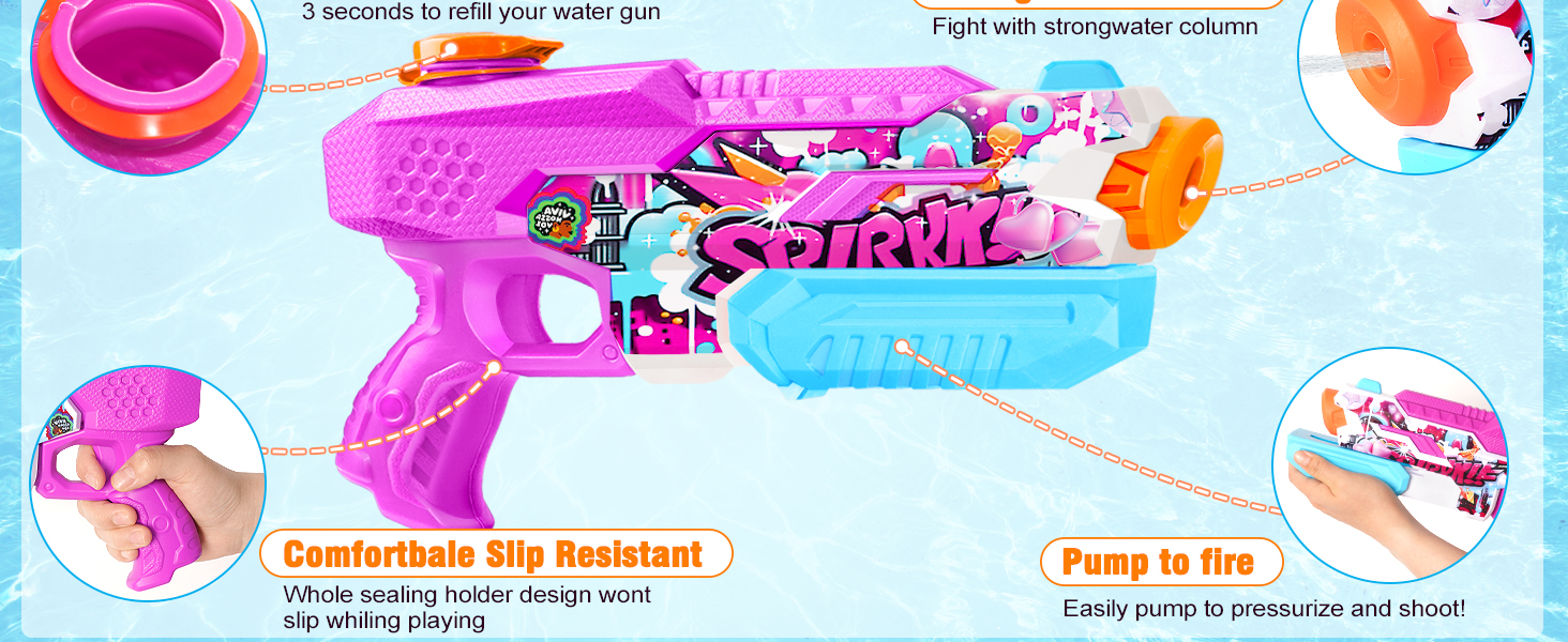 TY water guns