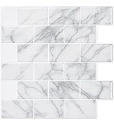 Art3d 10-Sheets Peel and Stick Backsplash Tile for Kitchen (12