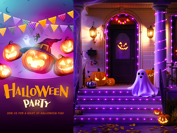 halloween lights outdoor