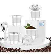 NESSUS reuse kcups for Keurig 1.0, Stainless steel reusable k cup, Metal k cups for keurig, refil...