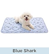 Blue Shark dog cooling blanket