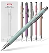 ZenInk Morandi Retractable Gel Pens, 6 Pack Aesthetic Colored Gel Pens, 0.5mm Fine Point Quick Dr...