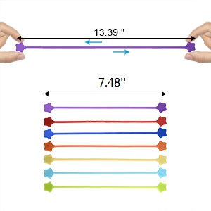 Silicone magneitc cable straps