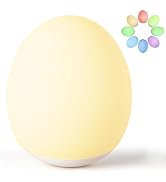 AuroraNiteBeam Night Light for Kids,Egg Night Light Light with 7 Colors Changing Mode & 30-Min Ti...