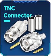 TNC Crimp Connectors Kit TNC Male + TNC Female Crimp Solder Connector Kit