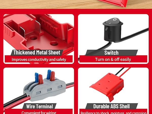 milwaukee battery adapter
