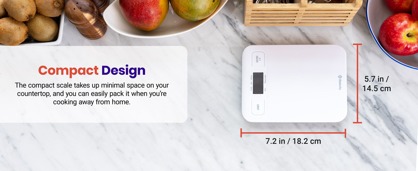 Great size to fit your kitchen's countertop perfectly.