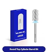 AIRSEE Tungsten Carbide Acrylic Nail Drill Bit Efile Electric File Machine Head Tip for Manicure ...